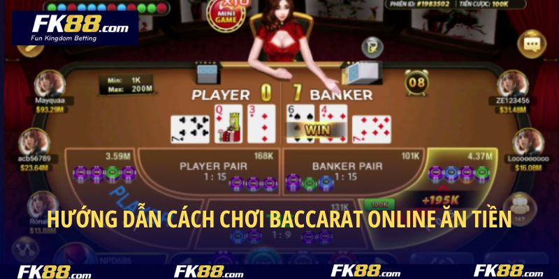 Cẩm nang về cách chơi baccarat online ăn tiền