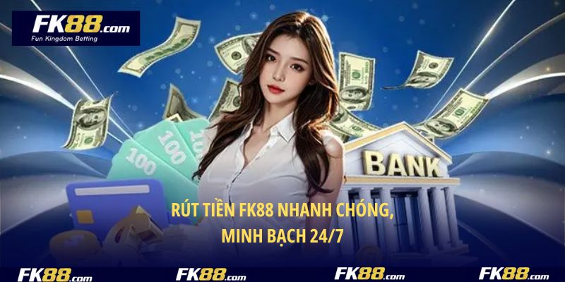 Rút tiền FK88 nhanh chóng, minh bạch 24/7