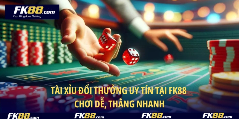 Tài Xỉu Đổi thưởng Uy Tín Tại FK88 – Chơi Dễ, Thắng Nhanh